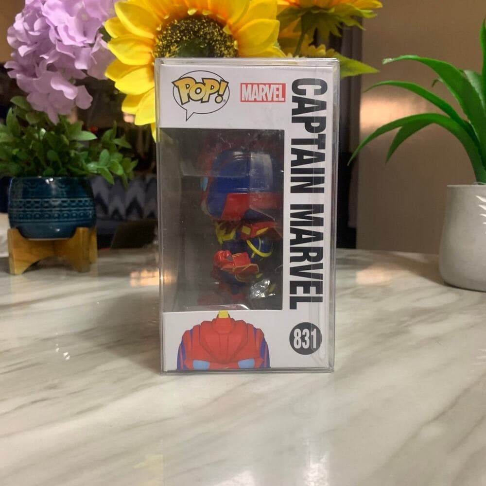 Funko Pop Captain Marvel #831 Marvel Avengers Mech Strike - Thumbnail 3