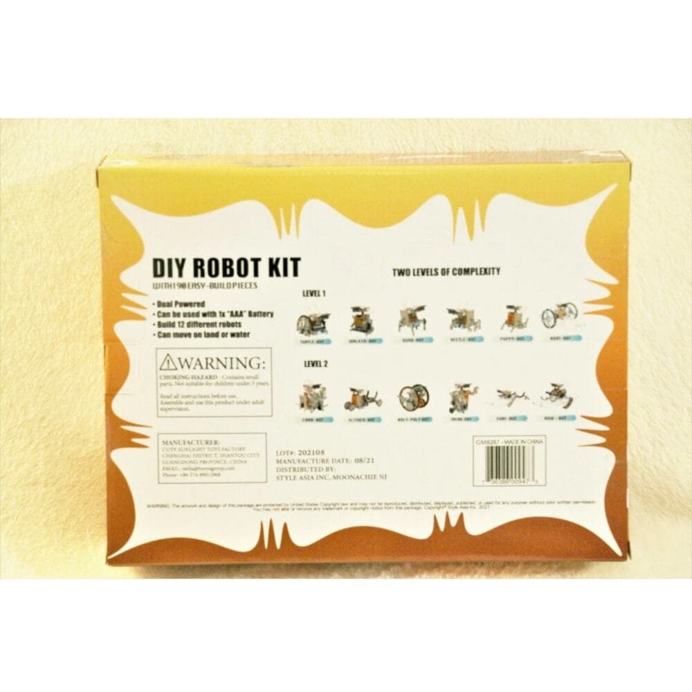 ROBOT KIT - SOLAR OR BATTERY OPERATED - Thumbnail 2