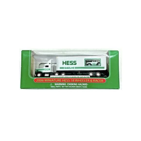 NEW Hess Mini 18 Wheeler & Racer- 2006 BNIB HTF - Thumbnail 2