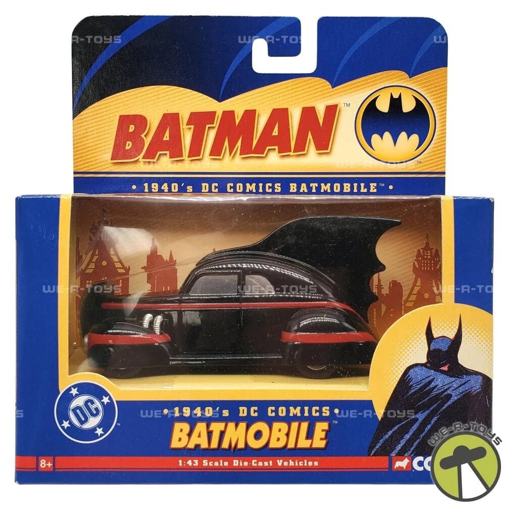 Batman 1940's DC Comics BMBV1 Batmobile Die-Cast Vehicle Corgi 2005 NEW - Thumbnail 3