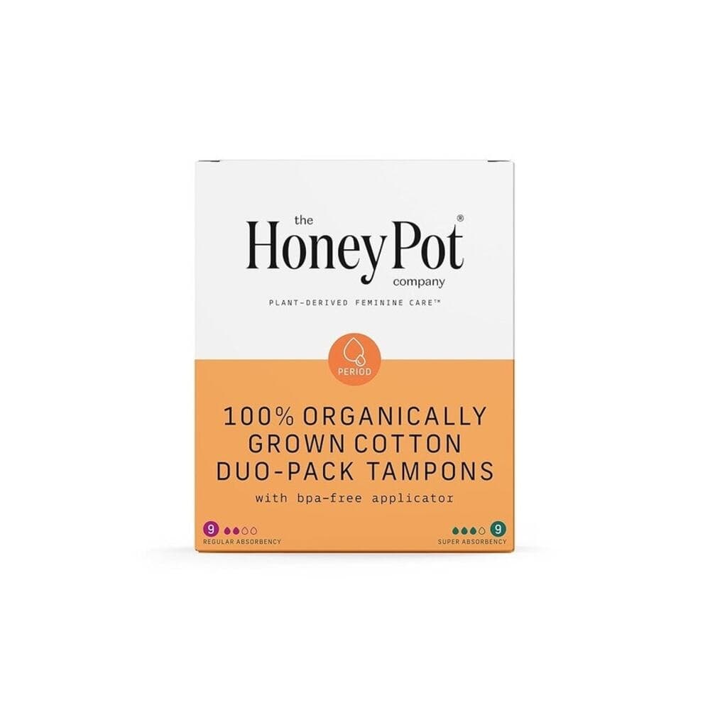 The Honey Pot Multipack -100% Organic Cotton Core Tampons Plastic Applicator - Thumbnail 3