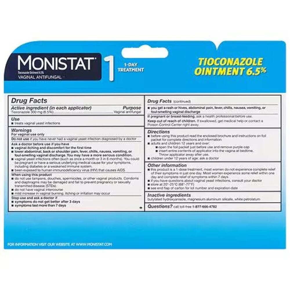 Monistat Vaginal Antifungal - Thumbnail 2