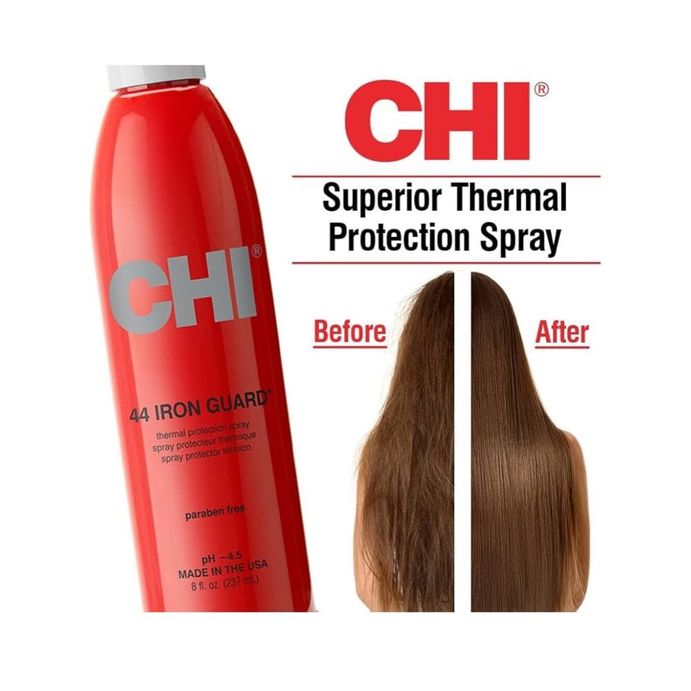 CHI 44 Iron Guard Thermal Protection Spray, Clear, 8 Oz - Thumbnail 4