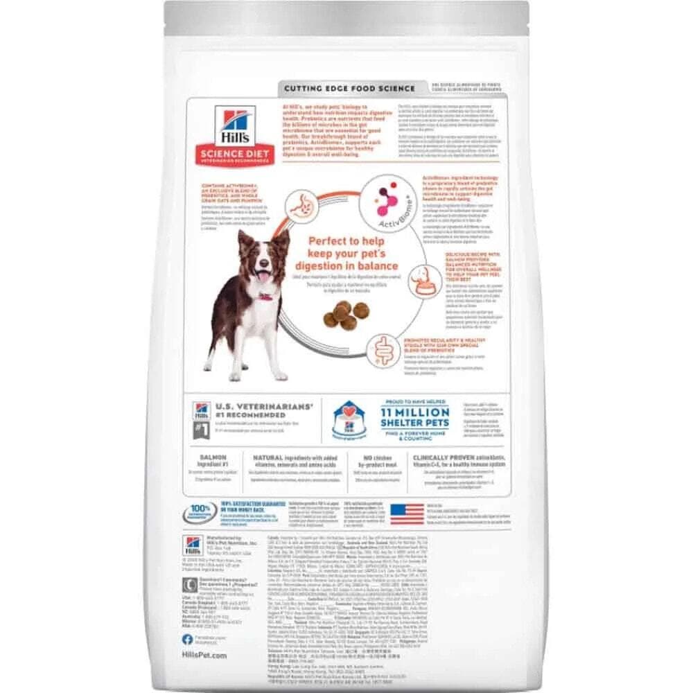 Science Diet Adult Perfect Digestion Salmon & Brown Rice Dry Dog Food 3.5lb - Thumbnail 2