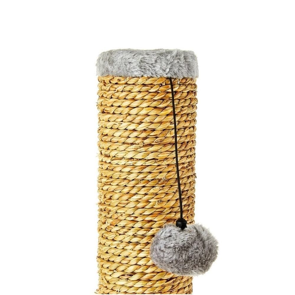 Seagrass Cat Scratch & Play Post W/ Dangle Toys Entertainment Exercise Portable - Thumbnail 4