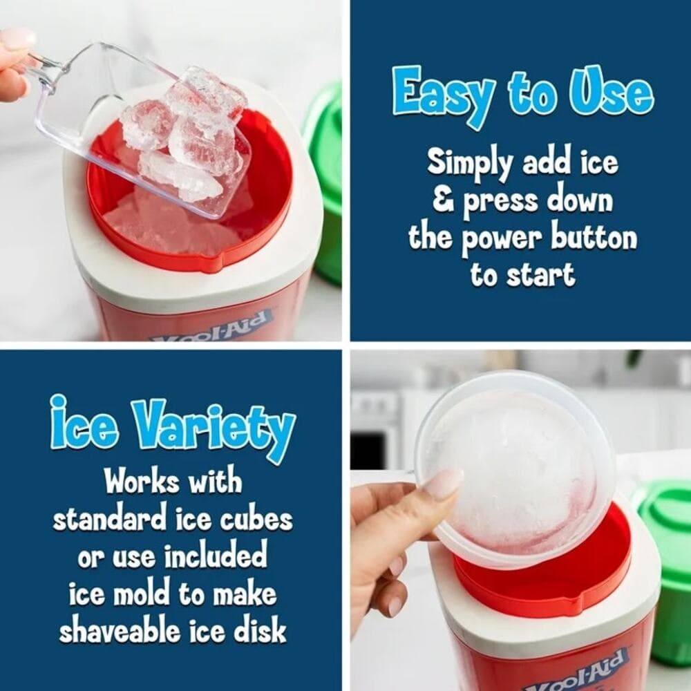 Kool-Aid Snow Cone Maker - Strawberry Red - Thumbnail 2