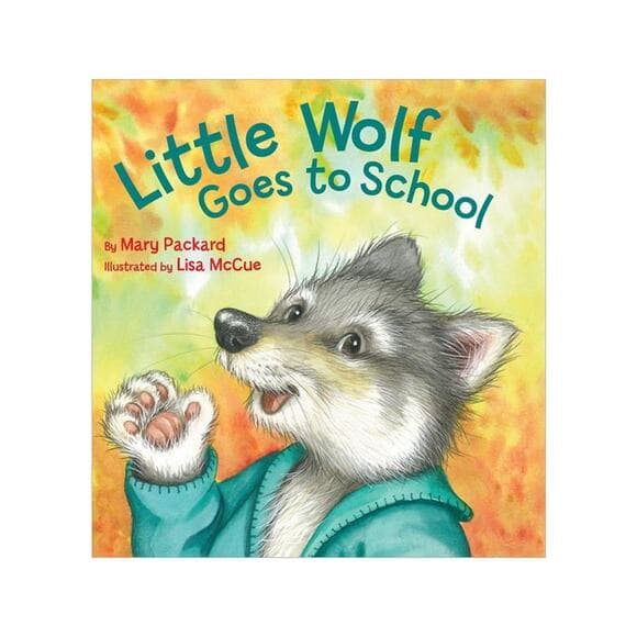 Little Wolf Goes To School Hardcover Book - Thumbnail 6