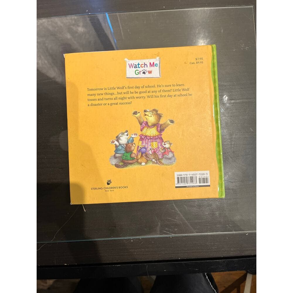 Little Wolf Goes To School Hardcover Book - Thumbnail 2