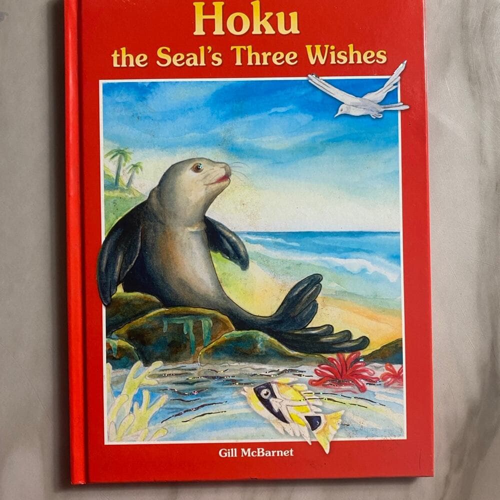 Hoku the seal three wishes hard cover book - Thumbnail 2