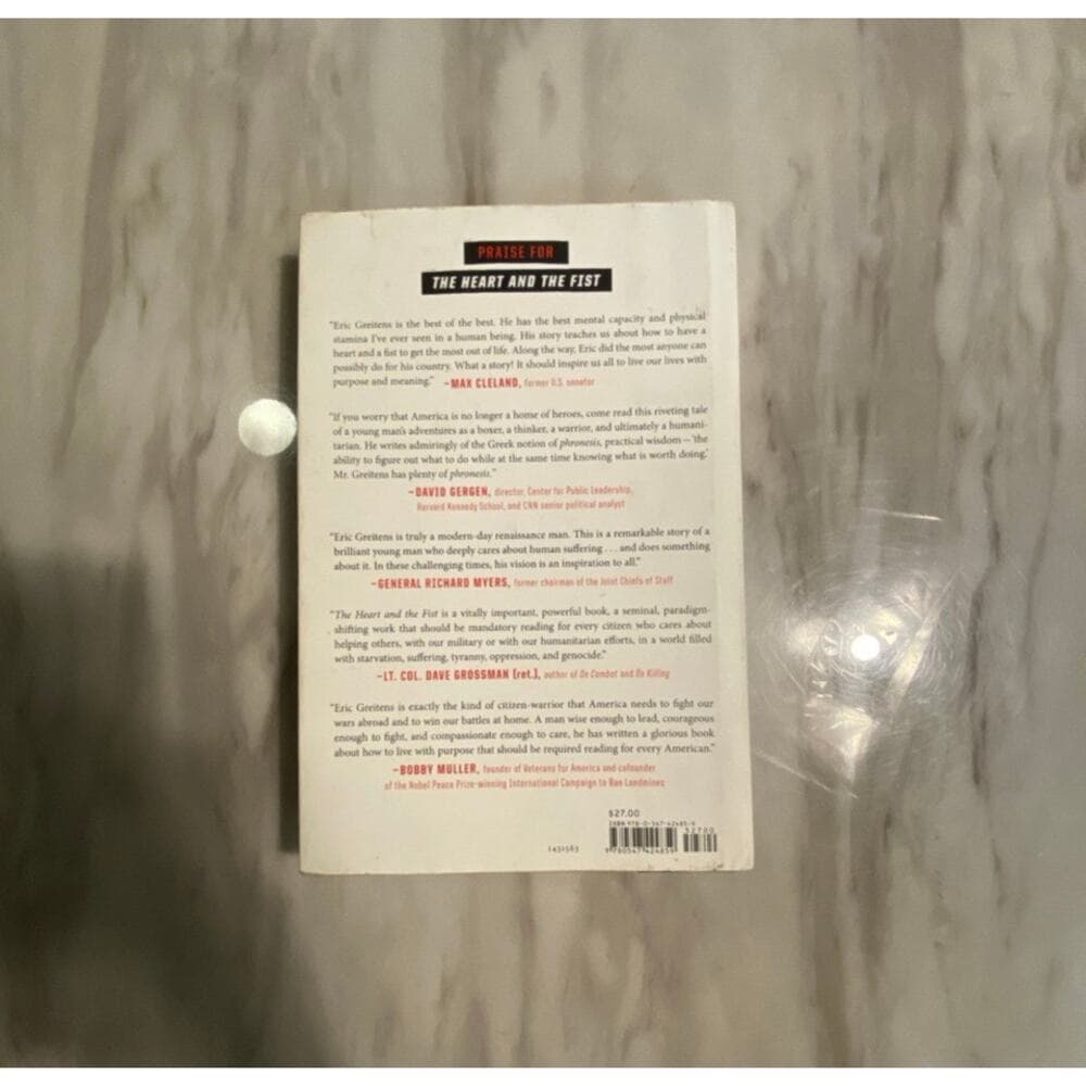 The Heart and the fist book hard Cover Book - Thumbnail 2
