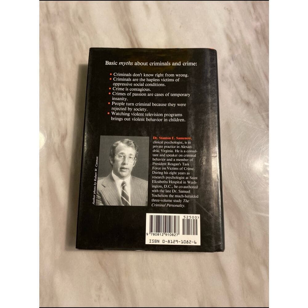 Inside The Criminal Mind Hard Cover Book - Thumbnail 2
