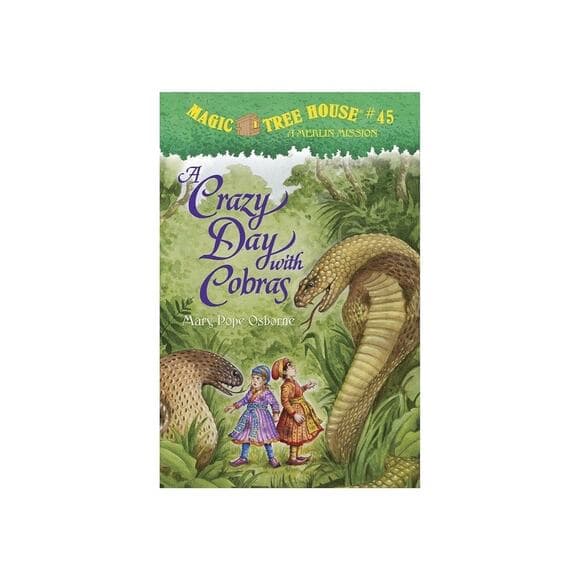 Magic Tree House #45 a Crazy Day With Cobras Hardcovver book - Thumbnail 5