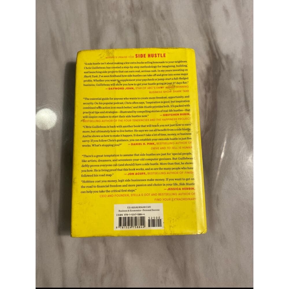 Side hustle Hard Cover Book - Thumbnail 3