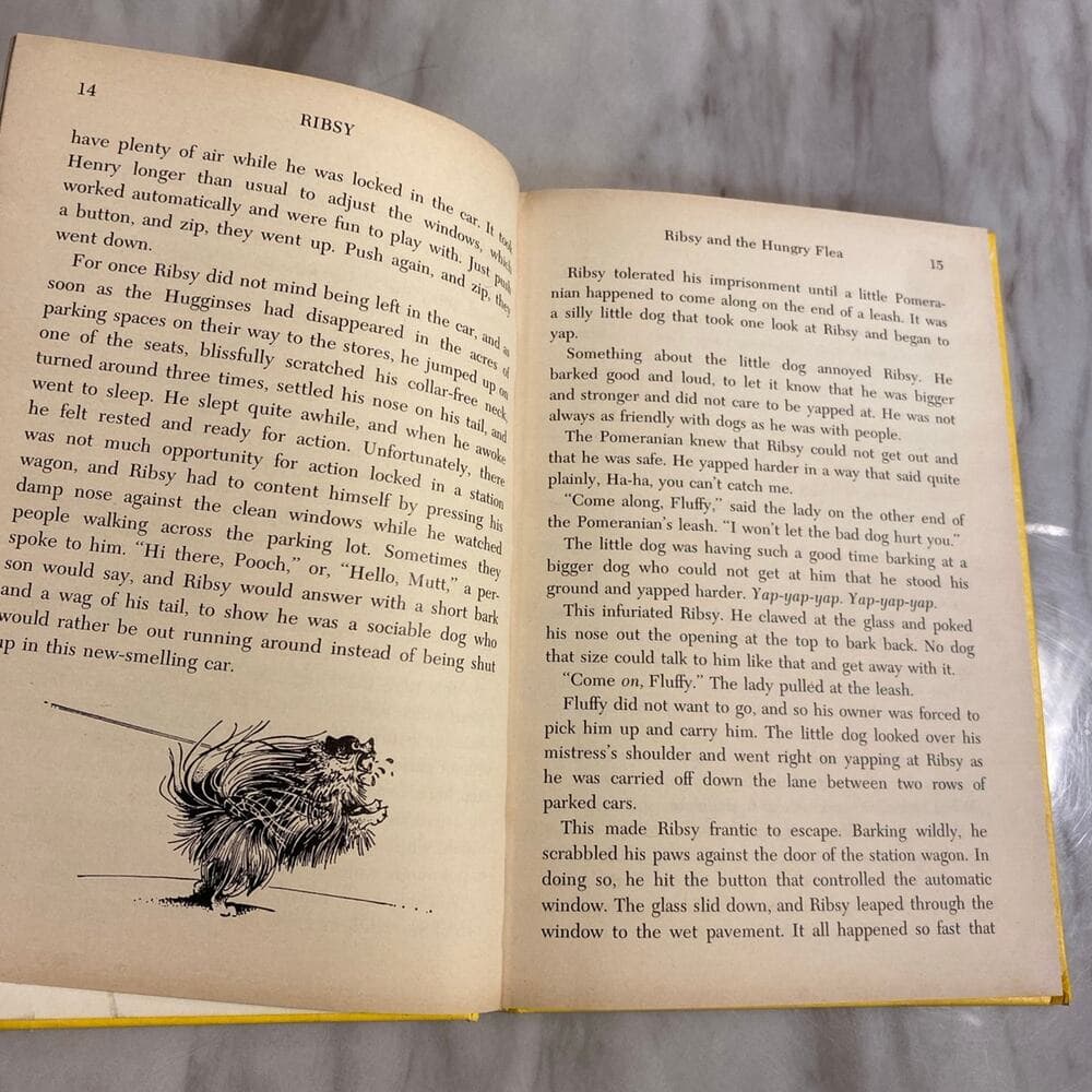 RIBSY * 1964 Beverly Cleary * Xerox Edition - Vintage HC Book - Thumbnail 3