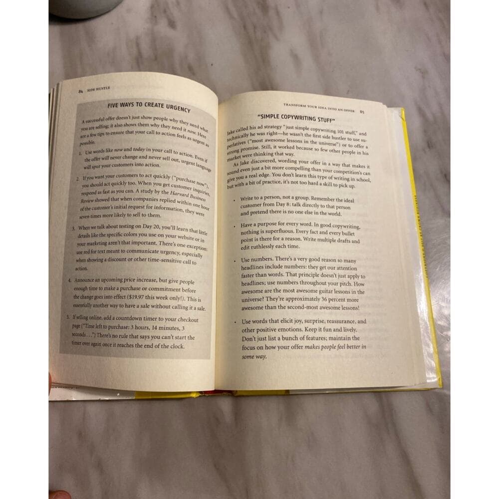 Side hustle Hard Cover Book - Thumbnail 5