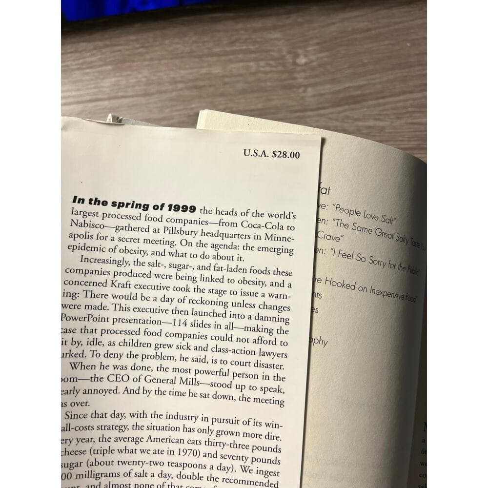 Salt Sugar Fat Hardcover Book - Thumbnail 3