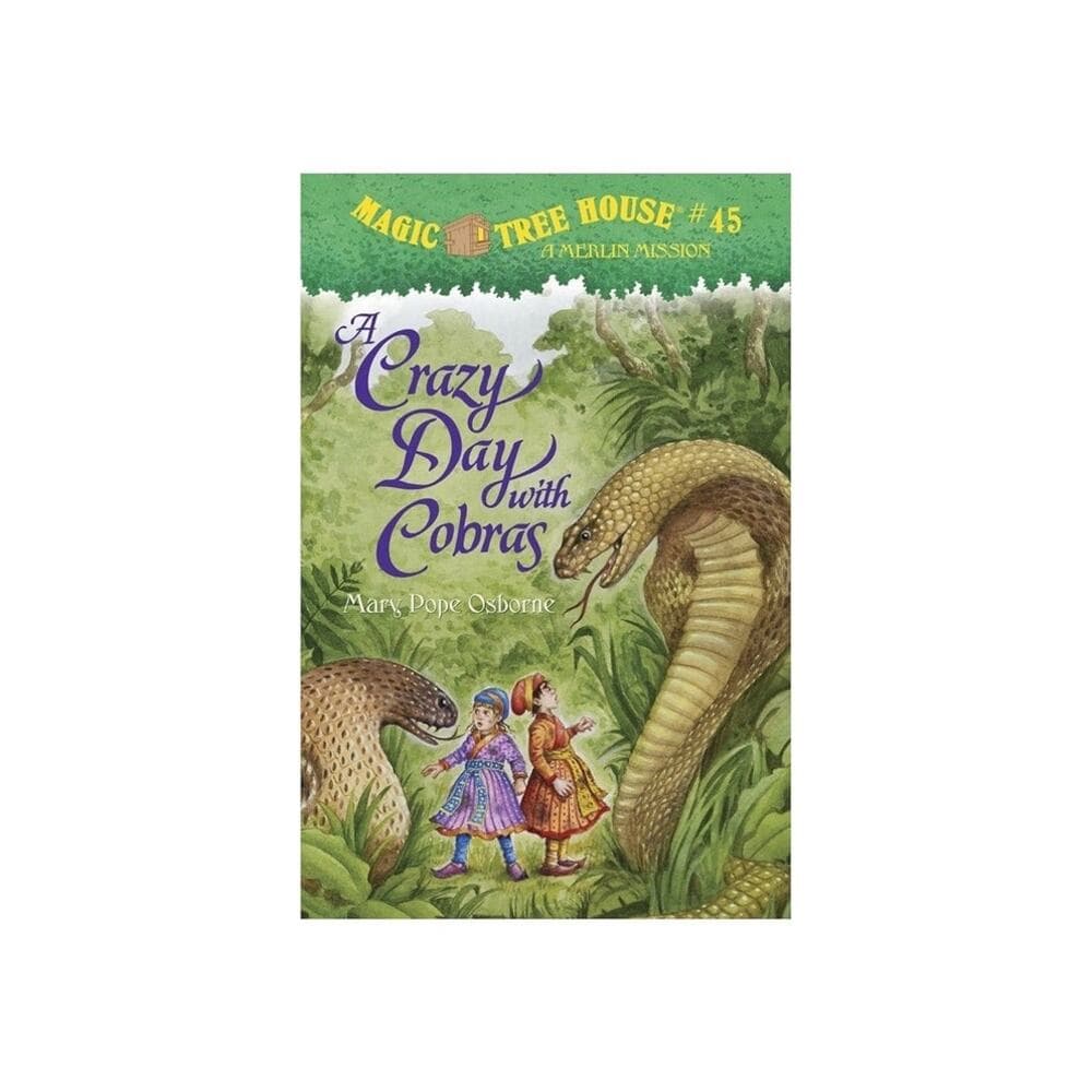 Magic Tree House #45 a Crazy Day With Cobras Hardcovver book - Thumbnail 4