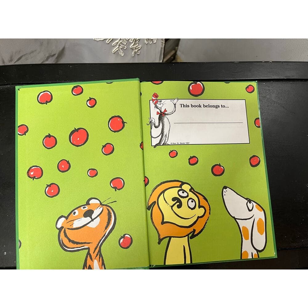 Dr. Seuss Theo LeSieg beginner book Ten apples on top! Hardcover #10 6.75"x9.25" - Thumbnail 3