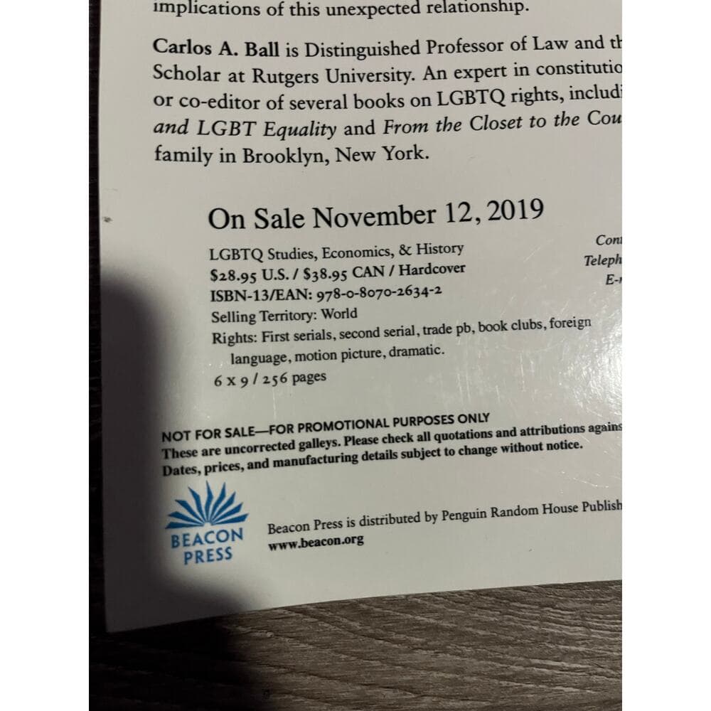 The Queering Of Corporate America Book By Carlos A. Ball - Thumbnail 3