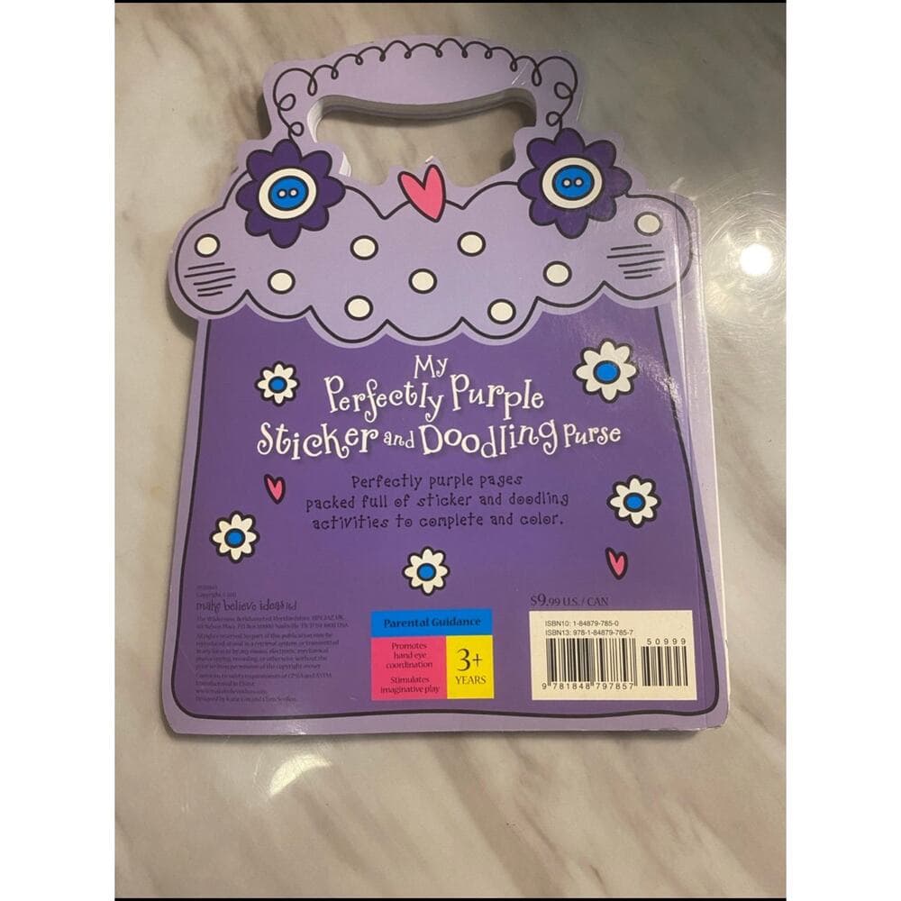 My Perfectly Purple Sticker and Doodling Purse Book - Thumbnail 2