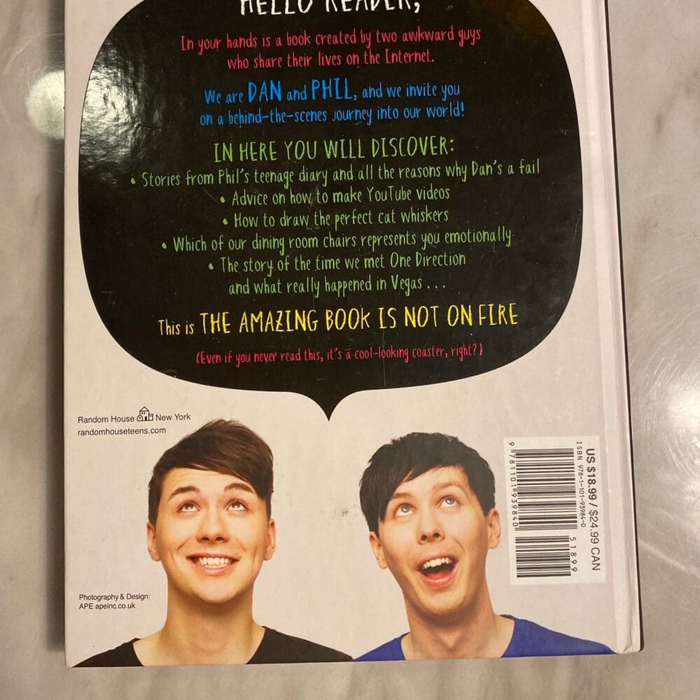 The amazing book is not on fire hardcover - Thumbnail 2
