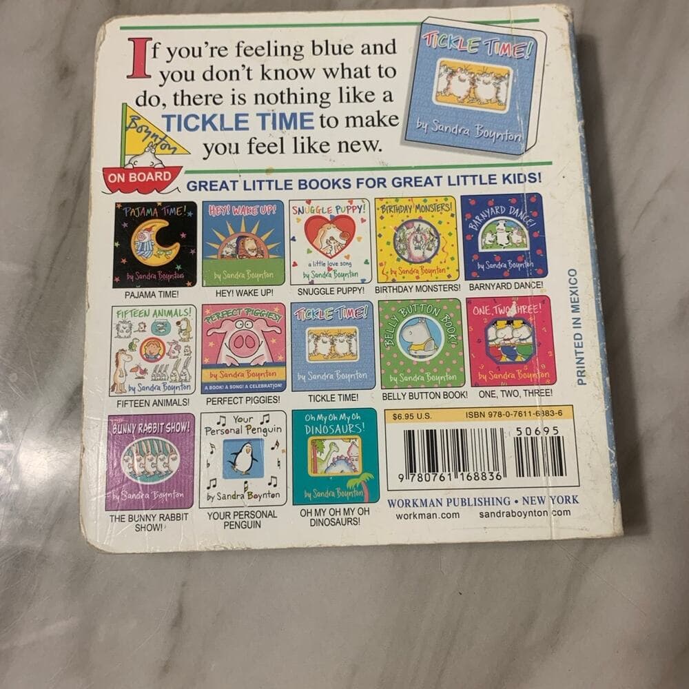 Tickle Time Book by Sandra boynton - Thumbnail 2