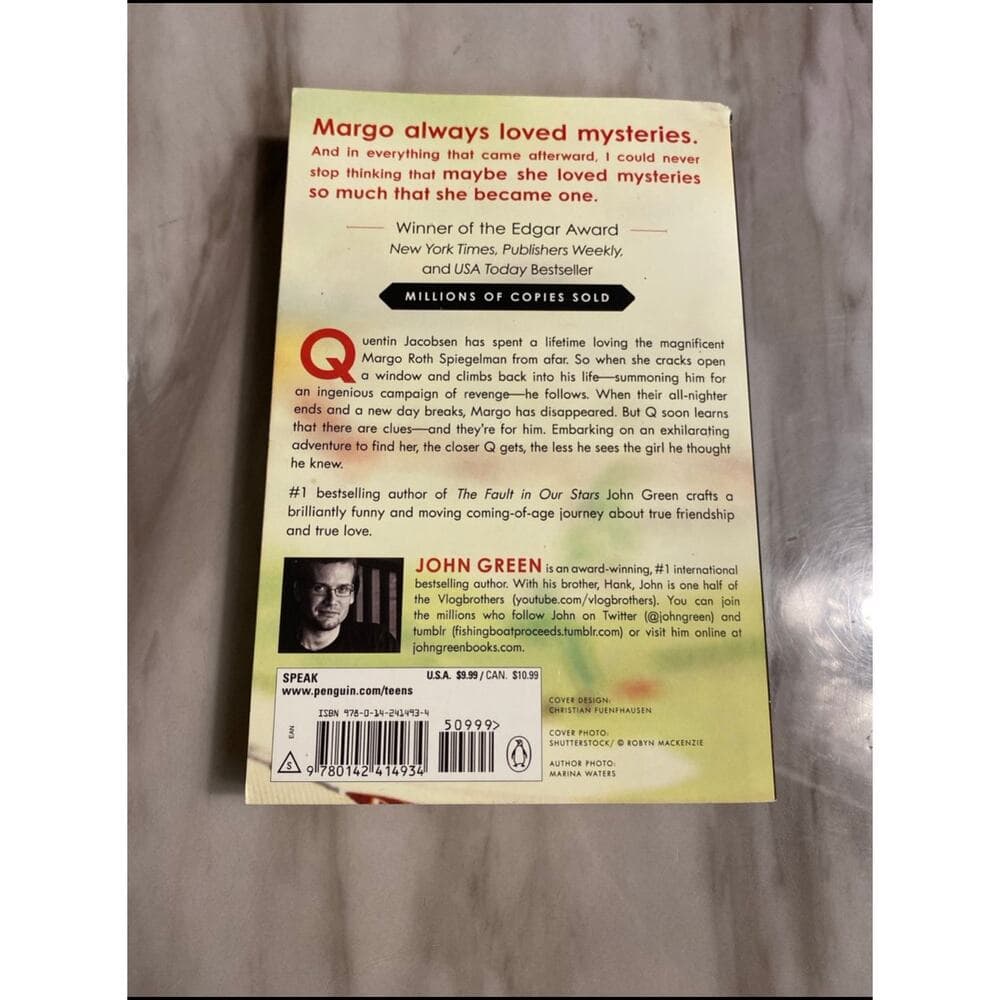 Paper Towns book By John Green - Thumbnail 2