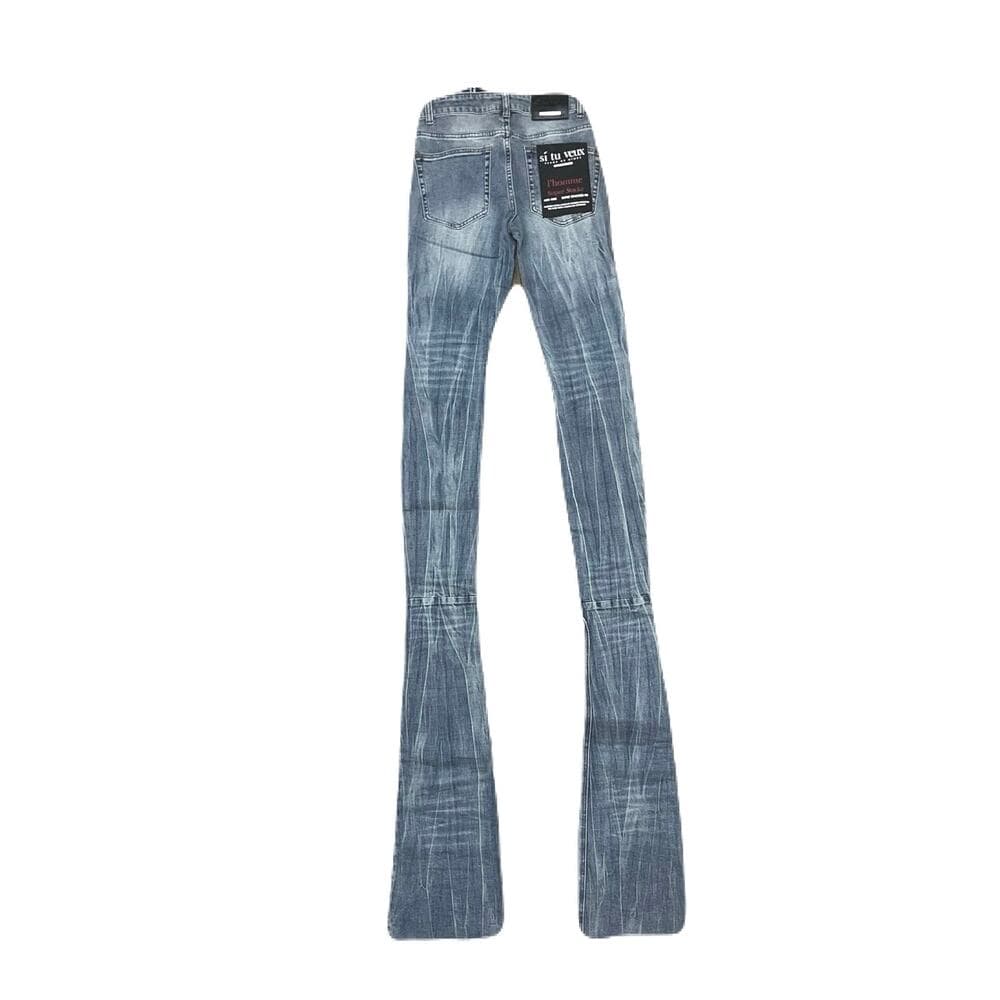 Si Tu Veux Alix Jean Medium Wash Size 28 New - Thumbnail 2