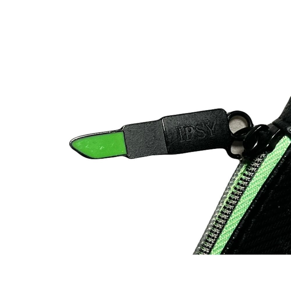 Ipsy Black & Green Make-up Bag - Thumbnail 2