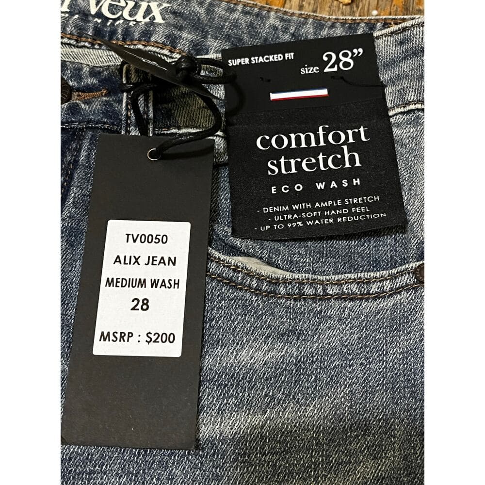 Si Tu Veux Alix Jean Medium Wash Size 28 New - Thumbnail 3