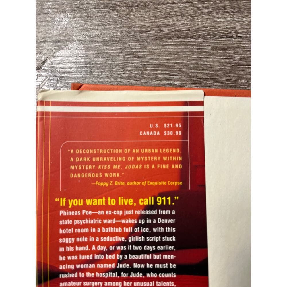 Kiss Me Judas Hardcover Book - Thumbnail 3