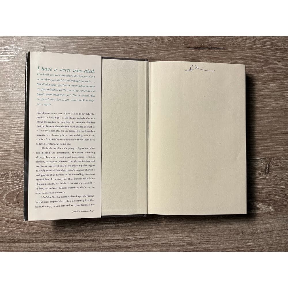 Mathilda Savitch Hardcover Book By Victor Lodato - Thumbnail 3