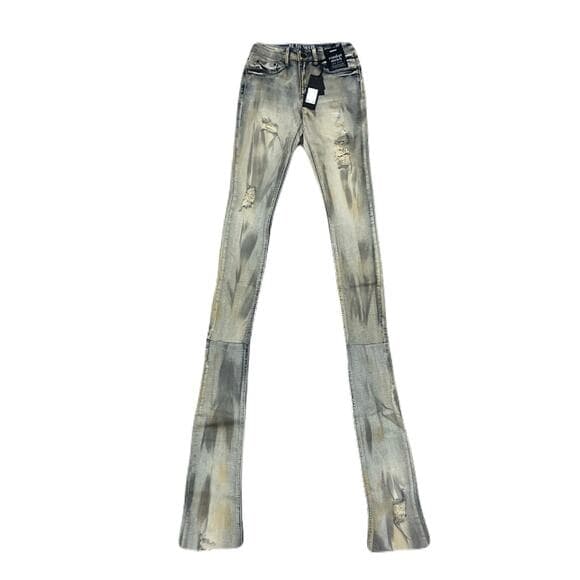 Si Tu Veux Brandon Jean’s Matte Gold Size 30 New - Thumbnail 6