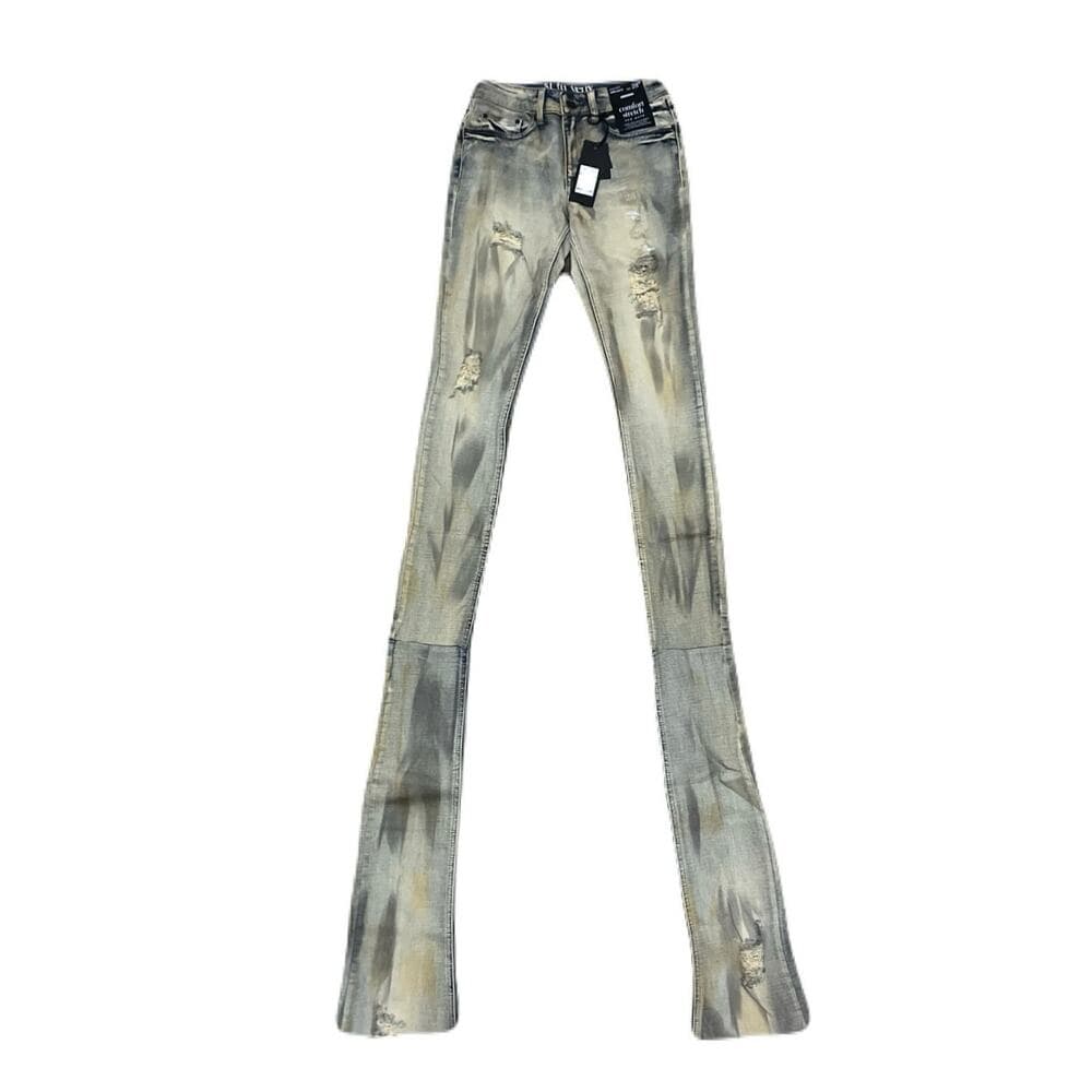 Si Tu Veux Brandon Jean’s Matte Gold Size 30 New - Thumbnail 5