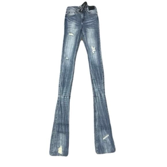 Si Tu Veux Alix Jean Medium Wash Size 40 New - Thumbnail 6