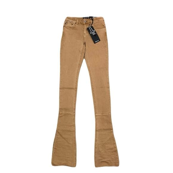 Doctrine Classes Stacked Brown Men’s Jeans Size 30 - Thumbnail 6