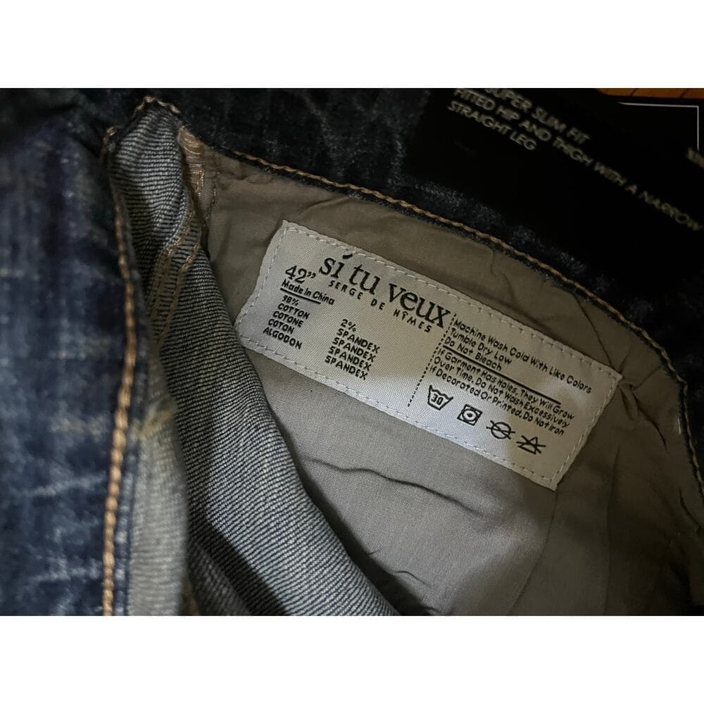 Si Tu Veux Brandon Jean’s Matte Gold Size 42 New - Thumbnail 3