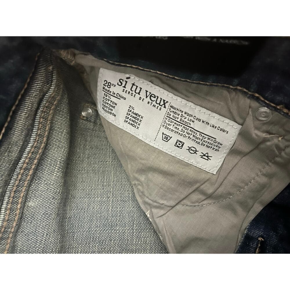 Si Tu Veux Brandon Jean’s Matte Gold Size 28 New - Thumbnail 4
