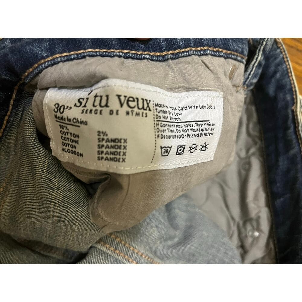 Si Tu Veux Brandon Jean’s Matte Gold Size 30 New - Thumbnail 4