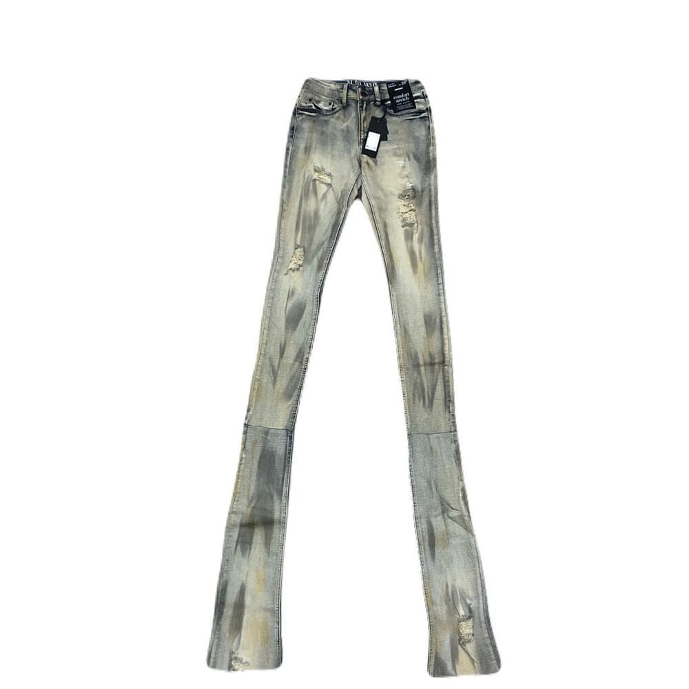 Si Tu Veux Brandon Jean’s Matte Gold Size 32 New - Thumbnail 4