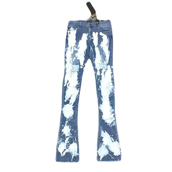 Doctrine Hendrix Stacked Indigo Wash Size 36 New - Thumbnail 6