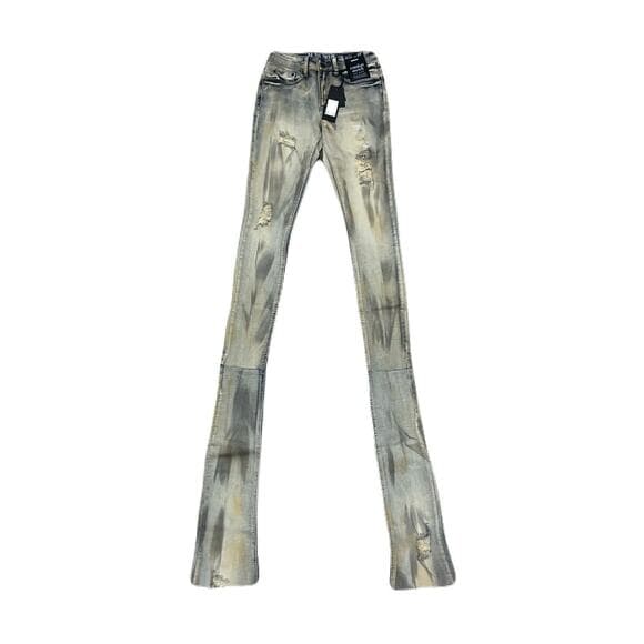 Si Tu Veux Brandon Jean’s Matte Gold Size 28 New - Thumbnail 6