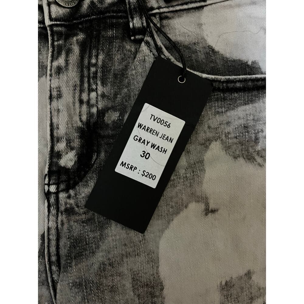 Si Tu Veux Warren Jean Gray Wash Size 30 New - Thumbnail 4
