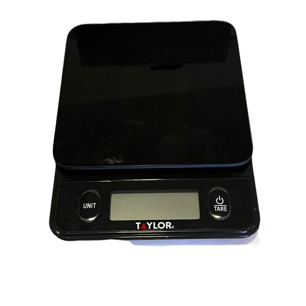 Taylor Digital Kitchen Glass Top 11lb Food Scale Black - Thumbnail 3