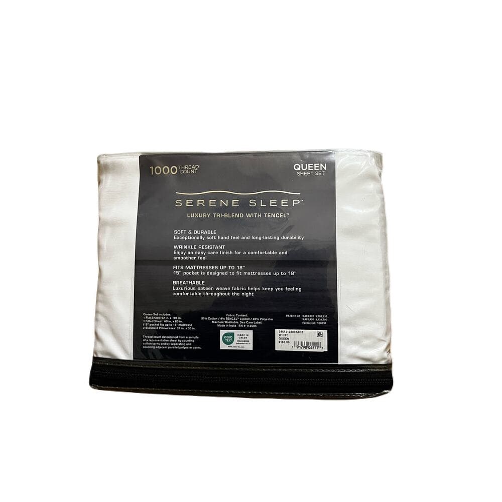 Serene Sleep 1000 Thread Count 4 Pc. Sheet Set - Thumbnail 2