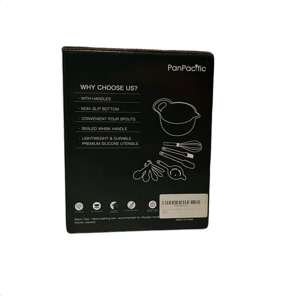 Nesting plastic mixing Bowl Set With Baking Tools - Thumbnail 2