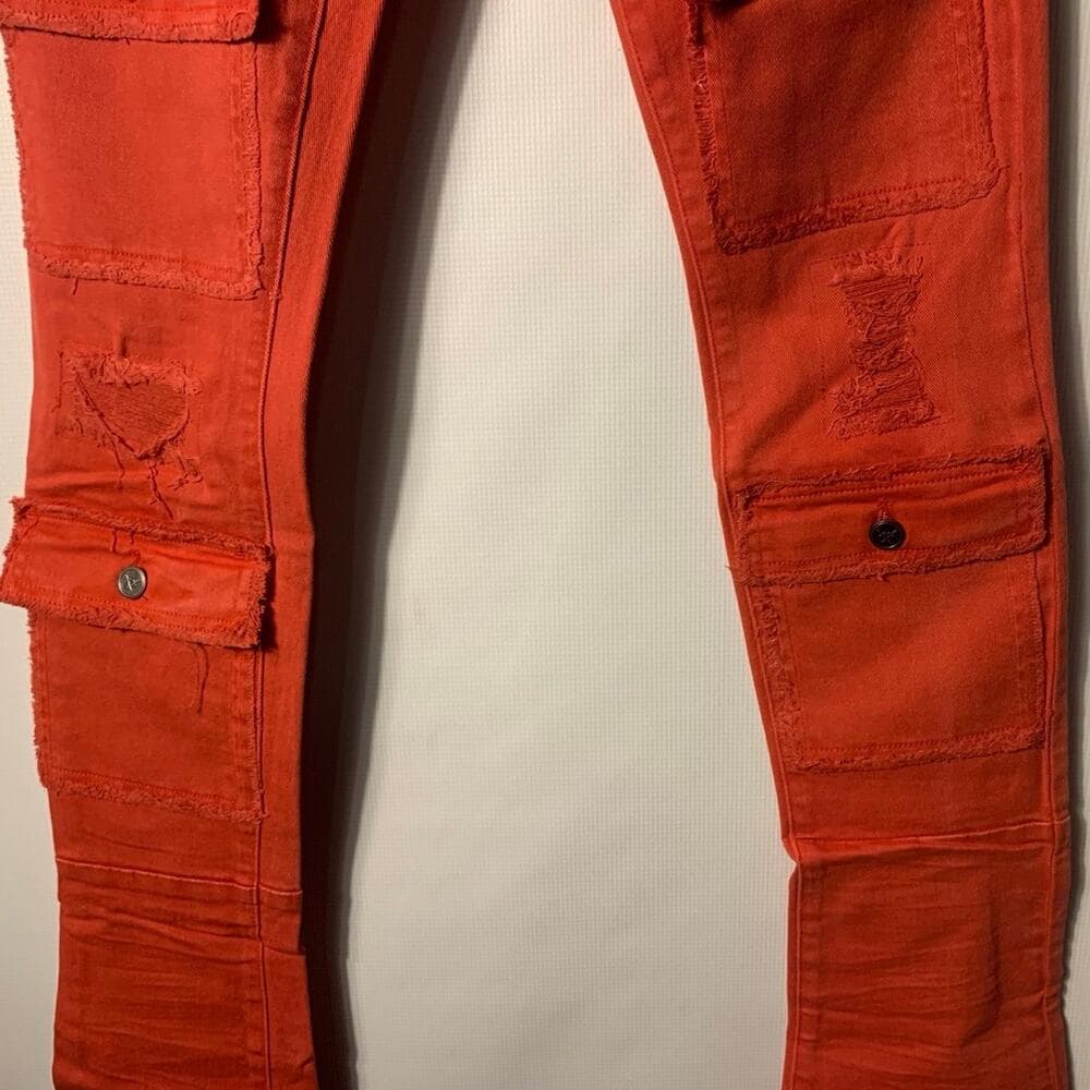 DOCTRINE DENIM (SAVANT RED SUPER STACKED JEAN) SIZE 32 - Thumbnail 3