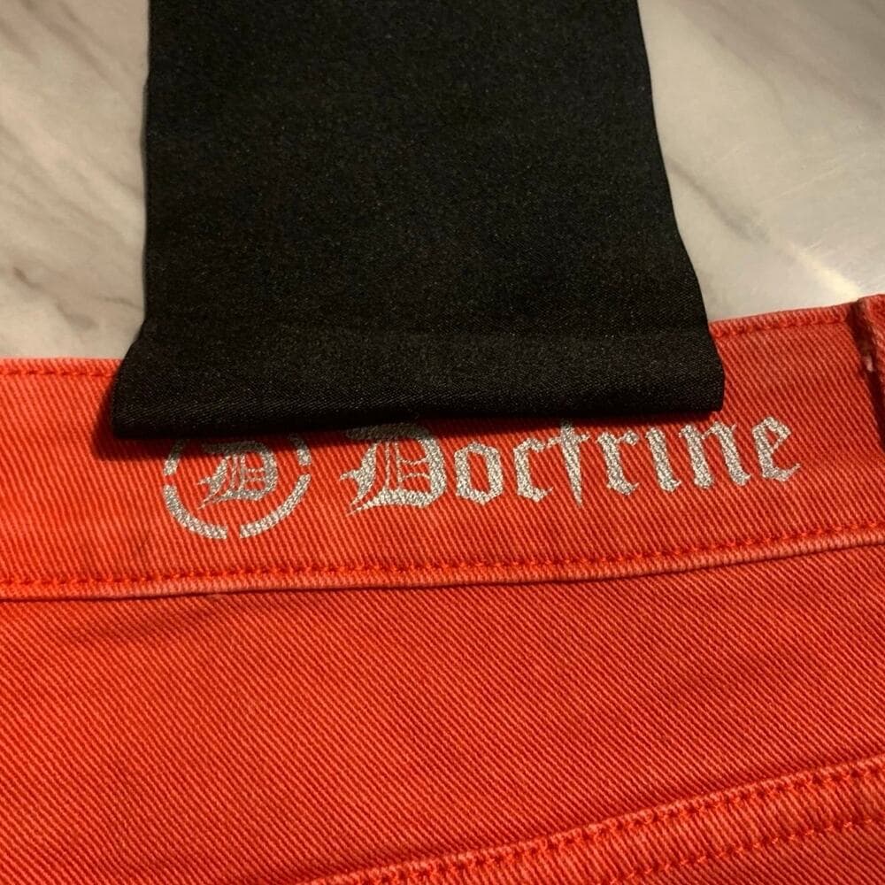 DOCTRINE DENIM (SAVANT RED SUPER STACKED JEAN) SIZE 32 - Thumbnail 7
