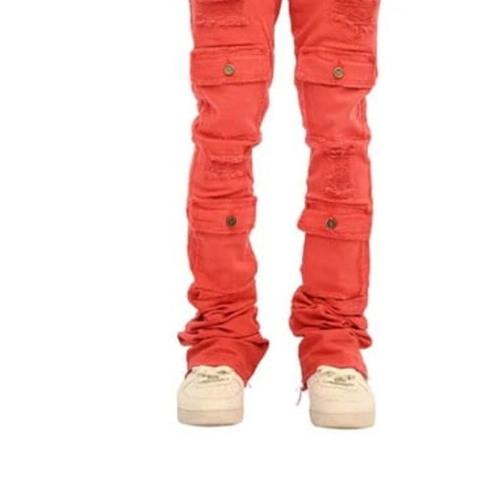 DOCTRINE DENIM (SAVANT RED SUPER STACKED JEAN) SIZE 32 - Thumbnail 9