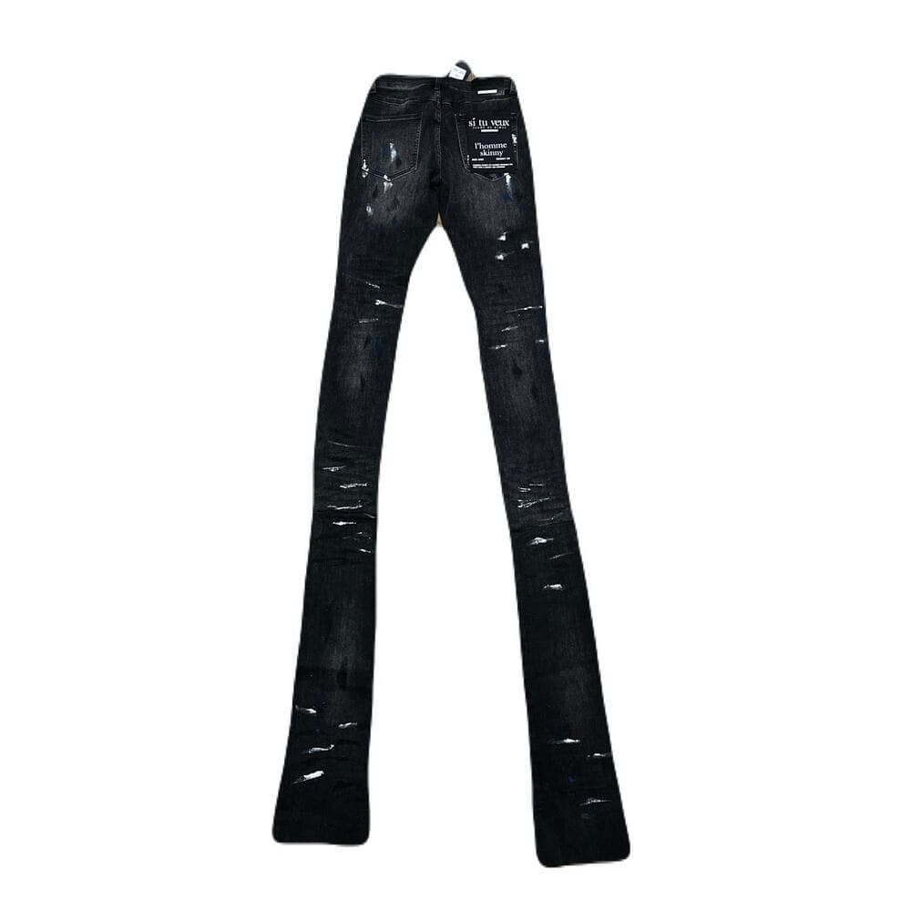 Si Tu Veux Marc Jeans Black Wash Superstack Mens Size 42 - Thumbnail 2